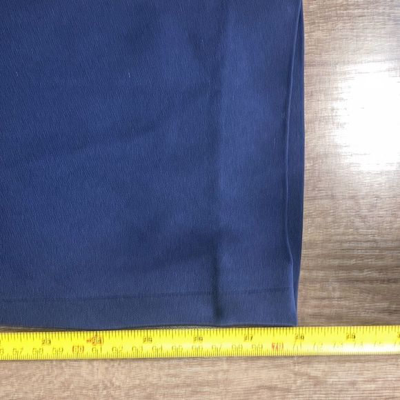 Womens Medium Navy Blue St. John Trouser Pants - Picture 9 of 12